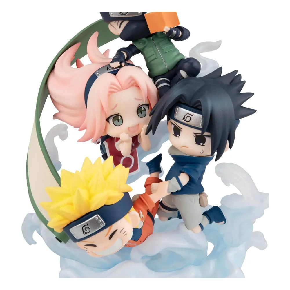 Naruto Shippuden FigUnity PVC Mini Statue Gather here  Team 7 13 cm